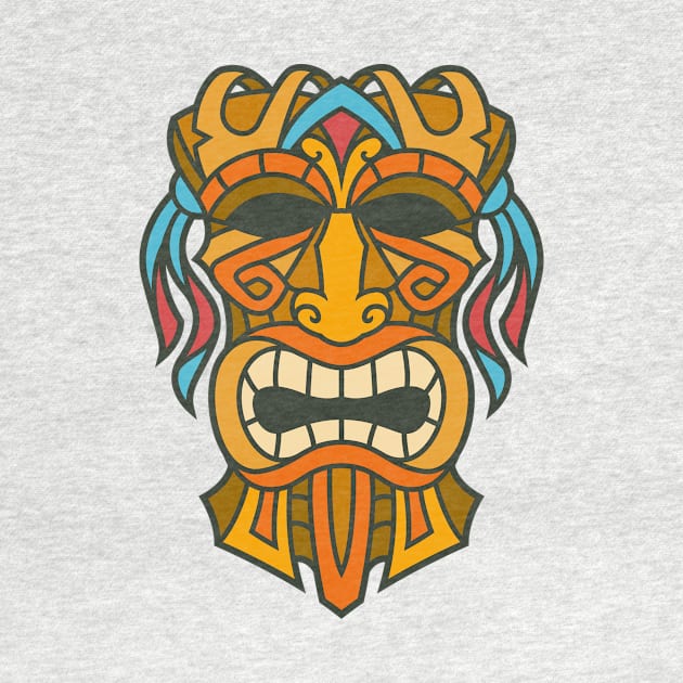 Funny Tribal Tiki Head by allovervintage